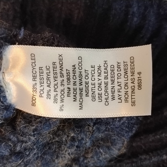 a.n.a. Woman's Indigo Round Neck Sweater, Size: M, NWT - Picture 8 of 11